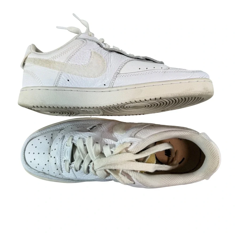 Nike Court Vision Low Better Bow White‎ Sail Sneakers Womens 8.5